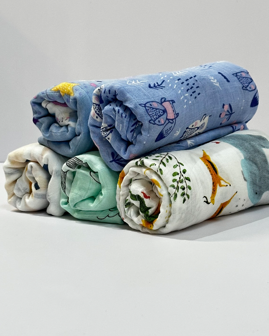 Muslin Swaddles (Pack of 5)