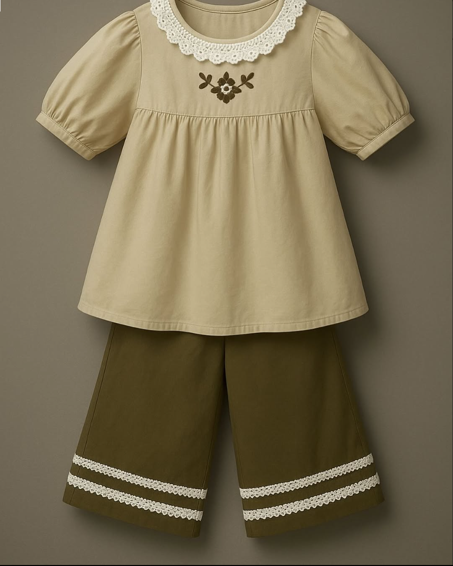 Co-ord Set for Girls - 3 to 10 years