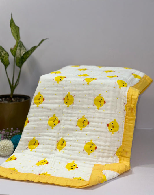 Muslin Cotton Dohar/Blanket - Duck