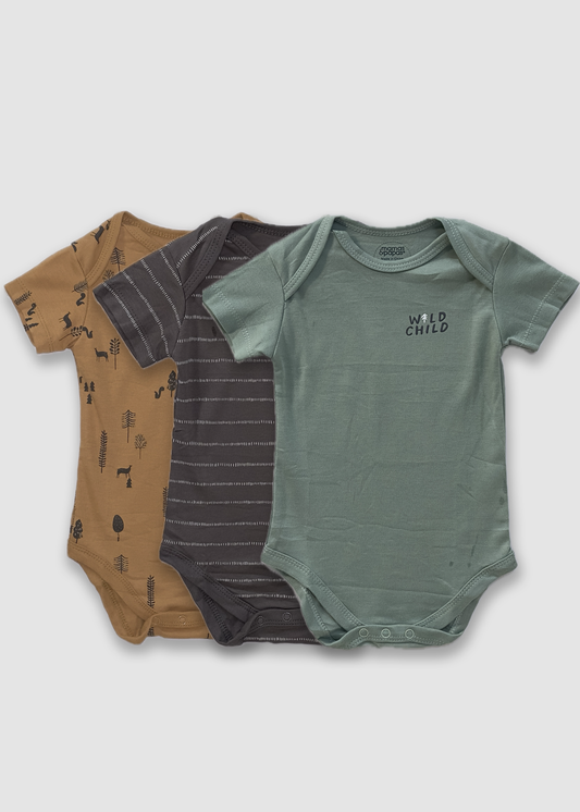 Half Rompers (Pack of 3)