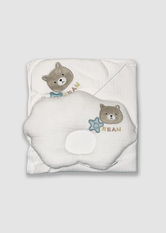 Raper blanket with pillow